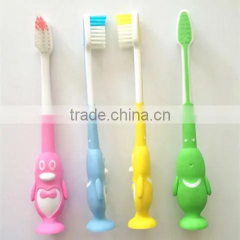 OEM best selling China wholesale oem kids toothbrush with suction cup