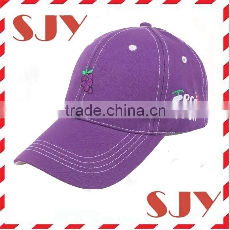 Custom Embroidery 6 Panel Cotton baseball cap hat