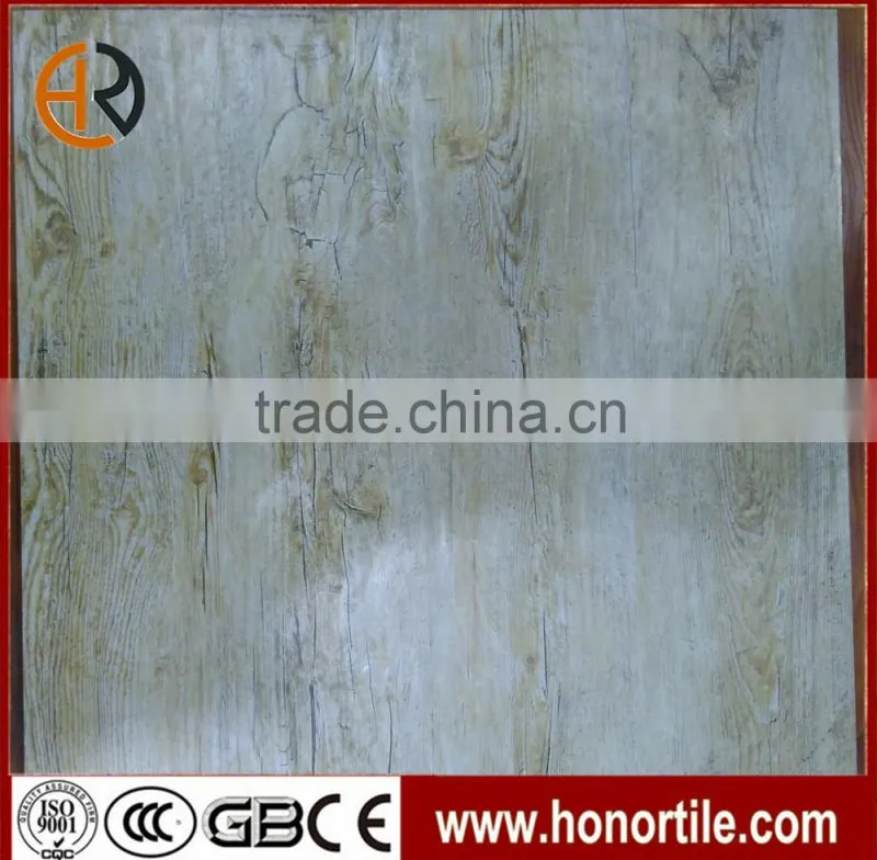 2015 new design wood look rustic tiles 600*600mm