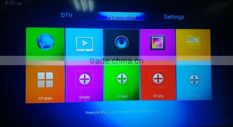 2016 hot sale factory price Amlogic s805+DVB T2 quad core android4.4 set top box smart combo android tv box Hybrid OTT