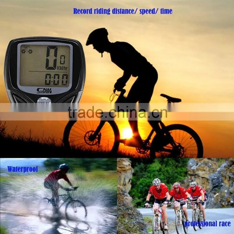 Best sale multi function wireless bicycle computer odometer mechanical bicycle speedometer