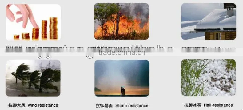 africa house building metal tile with different color made in china