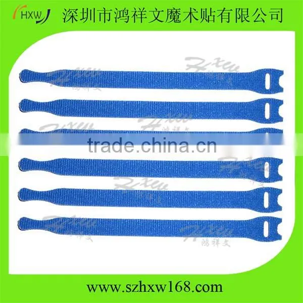 Wholesale Colored 12*150mm 10pcs per polybag Hook And Loop cable tape