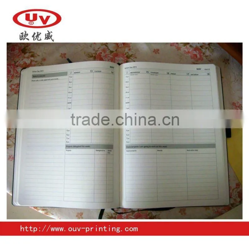 PU Elegant leather notebook