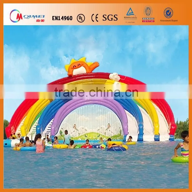 Used inflatable swimming pool slide,children inflatable pool with slide