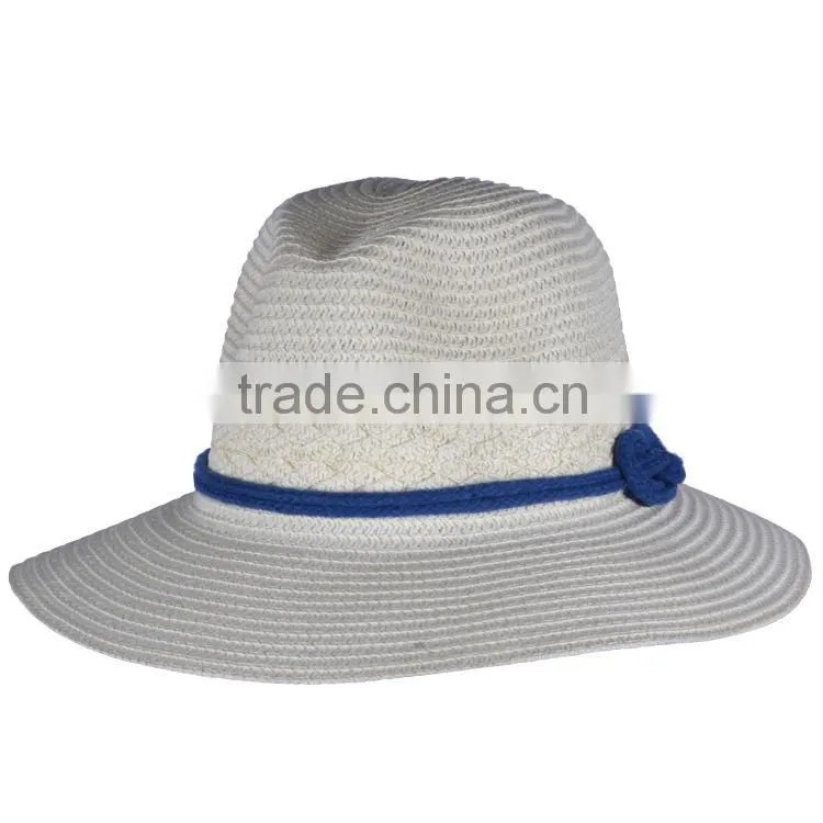 men & women red fedora straw hat
