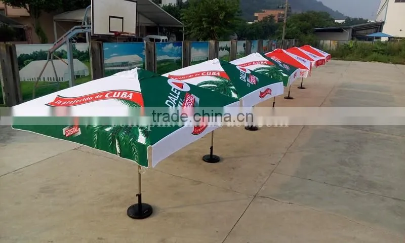 hotsale good quality customized beer patio umbrella for advertising