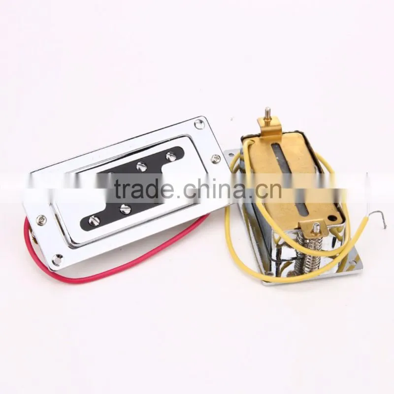 Humbucker Bridge & Neck Set Pickups for Rickenbacker Bass Guitar Parts Sliver