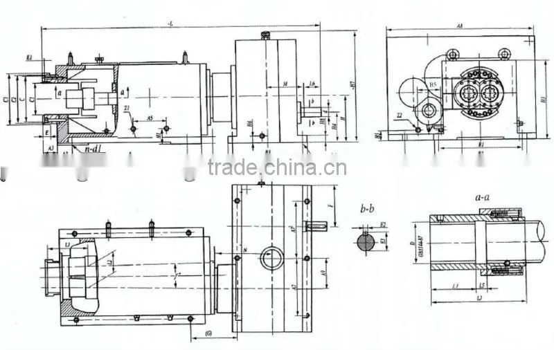 China supplierGUOMAO SZ Series Conical Twin-Screw Extruder gearbox for plastic machine