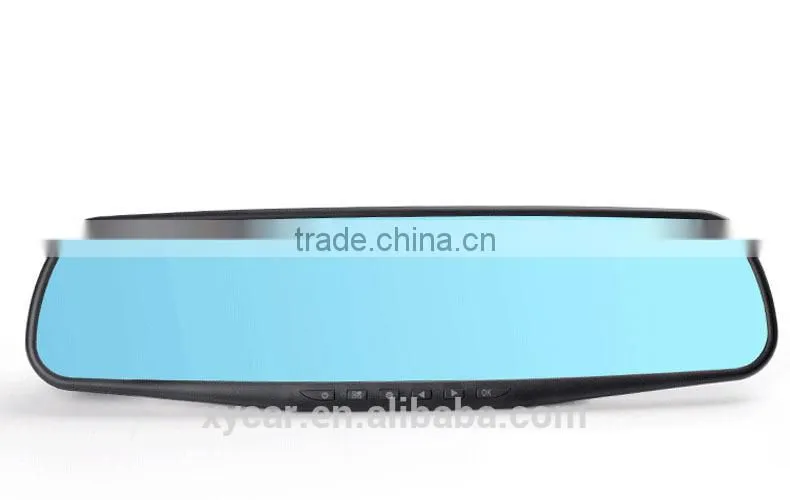 4.3 inch car mirror Dual cameras rearview mirror car DVR, car camera rearview XY-9064D