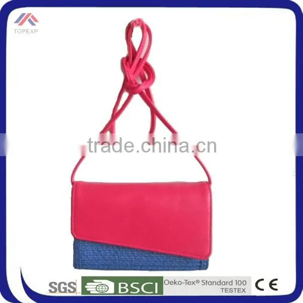 Girl Straw Bag Long Shoulder Mini Bag