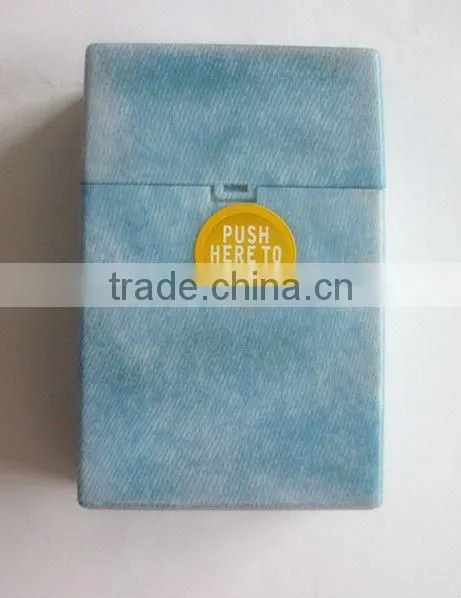 2012 Hot selling, automatic plastic cigarette case. Water transfer painted.