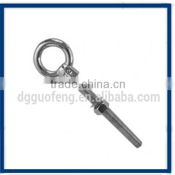 Steel cable with promotional 304 Stainless Steel Forged Shoulder Eye Bolt