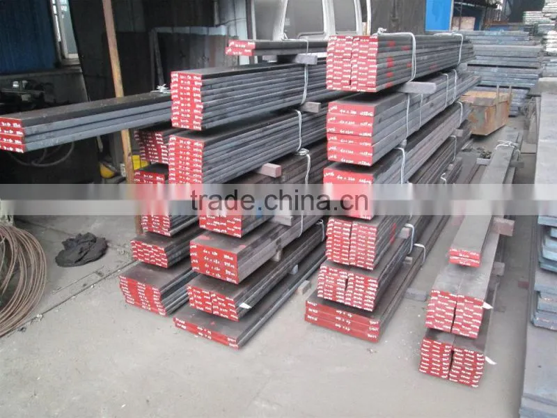 Spheroidized annealed as hot worked hot rolled steel 1.2510 FLAT