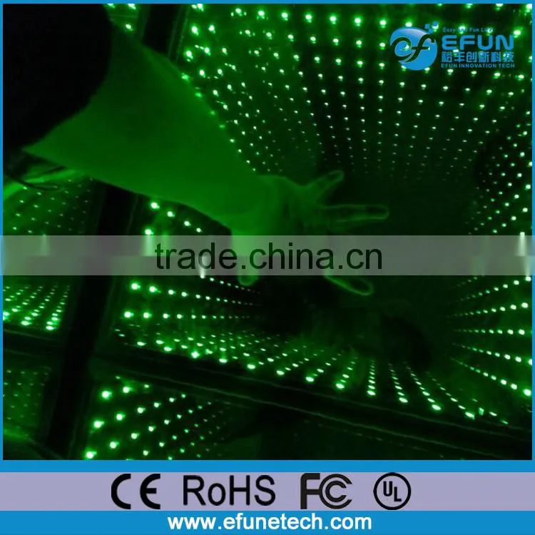WIFI remote controlled 3d led dance panel,disco Portable Led Mirror Dance Floor