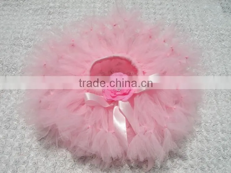 2016 New Product Children Bow Design Tutu Skirt, Direct Manufactory Handmade Baby Girl Petti Skirt, Baby Girl Summer Dress