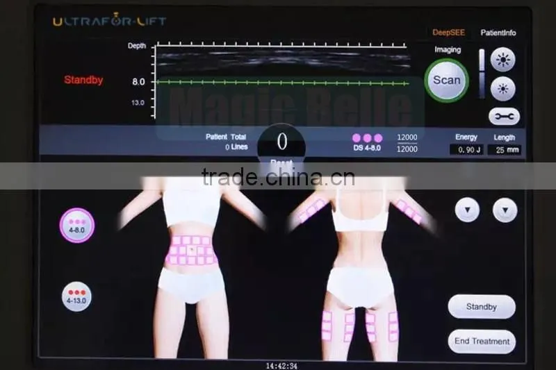 Portable HIFU Machine!!! 5 Heads Body Slimming HIFU Machine for Sale