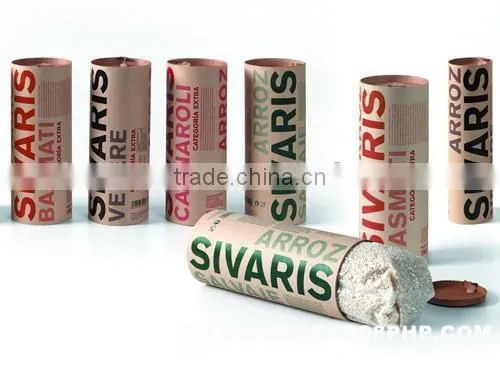 Paper cylinder,round tube packaging with lid