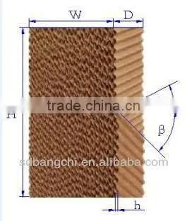 BC Series Evaporative water cooling pad for poultry