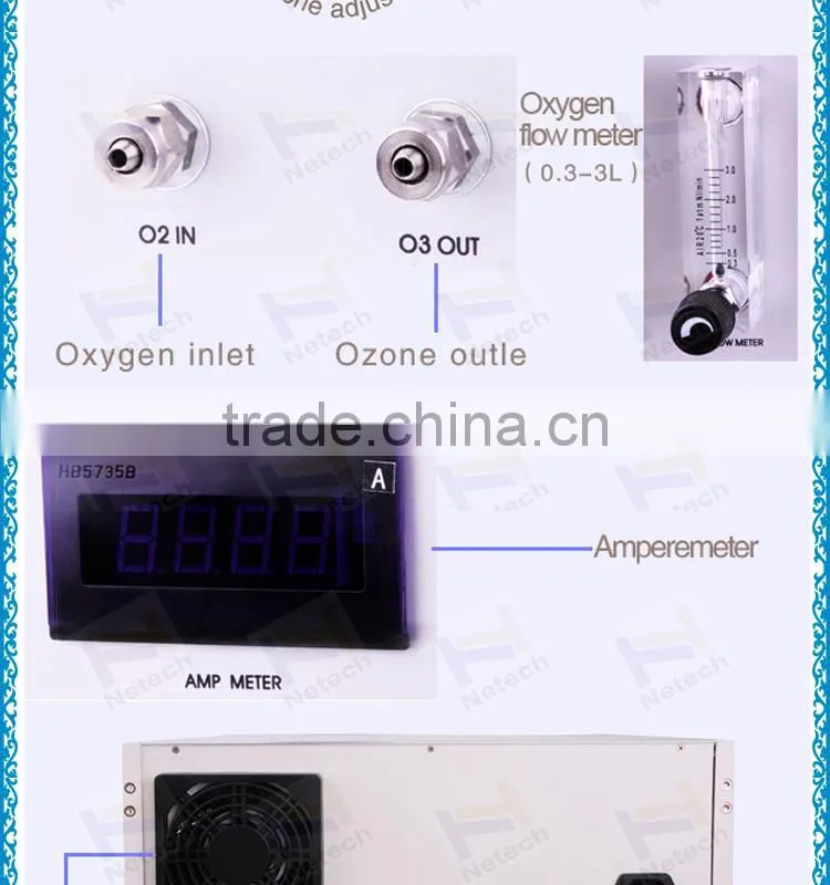 3g/hr to 7g/hr medical dental small cold corona discharge ozone generator for blood therapy