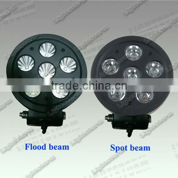 Hot Car Round Driving Work 6 LED DRL Front Rear Fog Lamp Daytime Running Lights