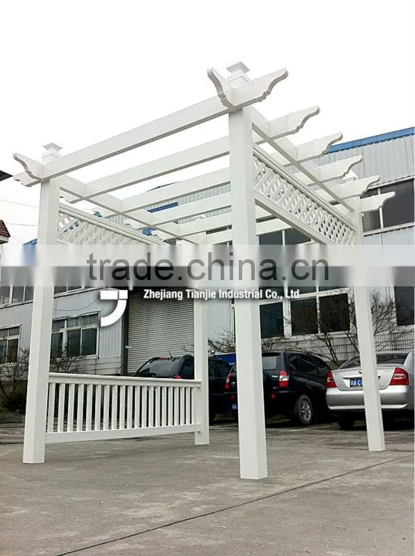 Plastic Vinyl PVC Pergola