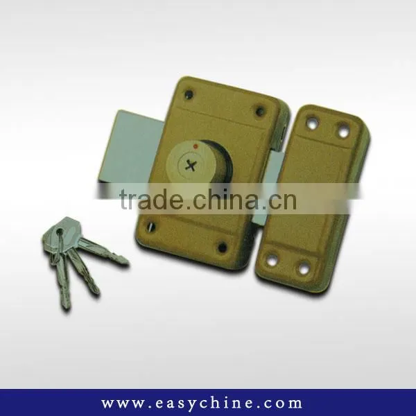 Brass Latch Iron Rim Lock