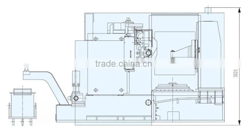 Large-Scale CNC Gear Hobbing Machine (six axis with four linkage)