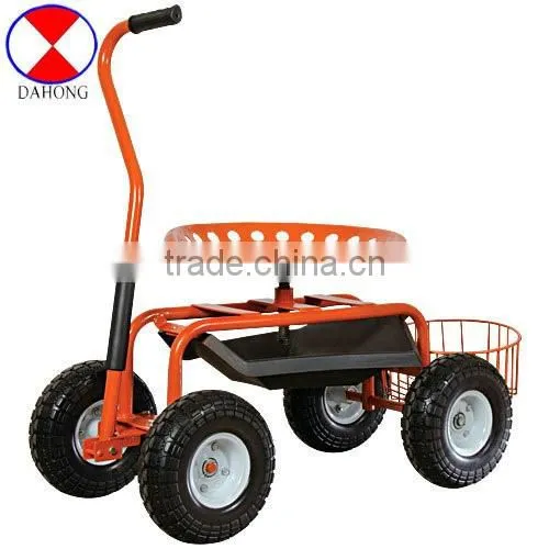 garden cart,garden scooter ,garden tool cart, seat cart, garden seating cart