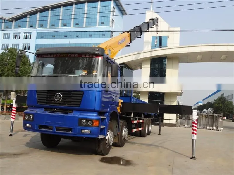 Shacman 20 tons truck mounted crane, 20000 kg hydraulic crane trucks, Shacman 20 tons telescoped crane trucks
