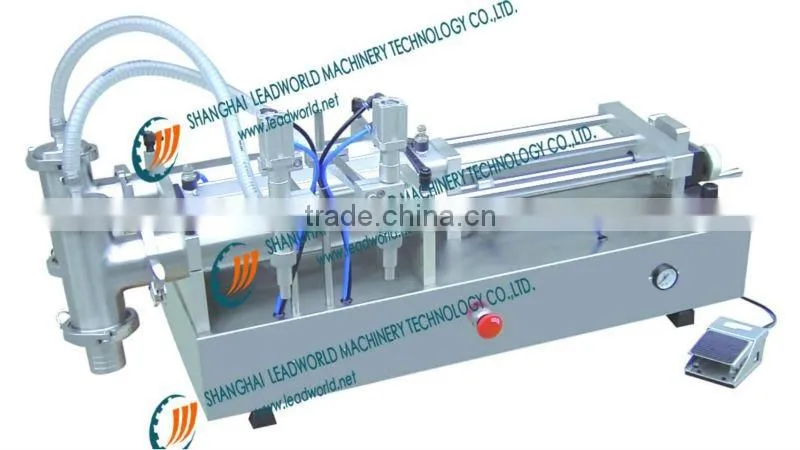semi-automatic pneumatic liquid filler