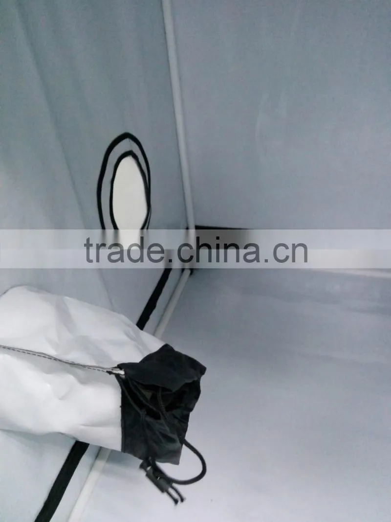 New triangle style high quality grow tent material grey mylar 600D grow room grow tent hydroponics
