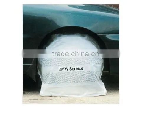 PE disposable plastic car tyre/wheel cover/bag