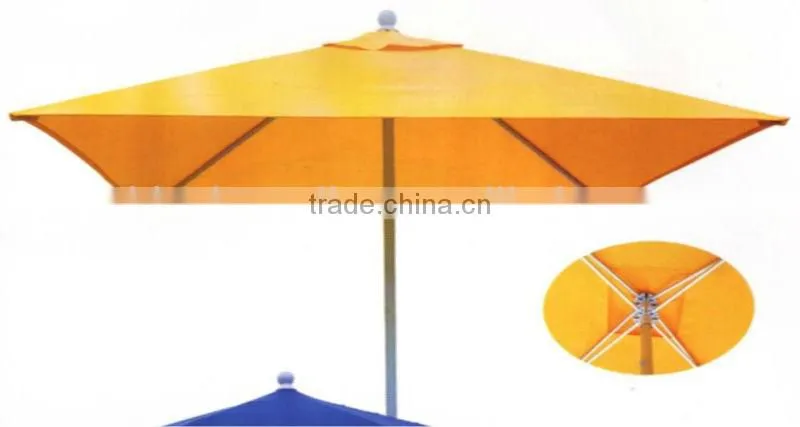 8 ribs yellow square garden umbrella 11115-5