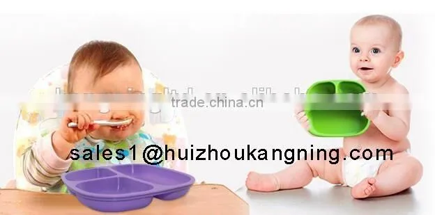 3 Division Silicone Dinning Mat for Baby Toddler