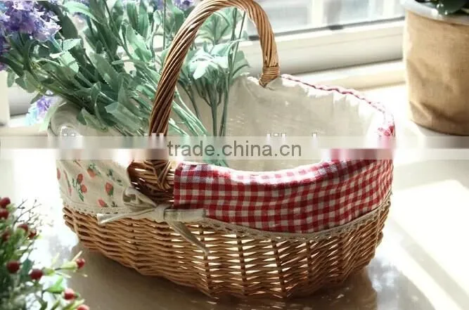 cheap hot selling storage wicker basket