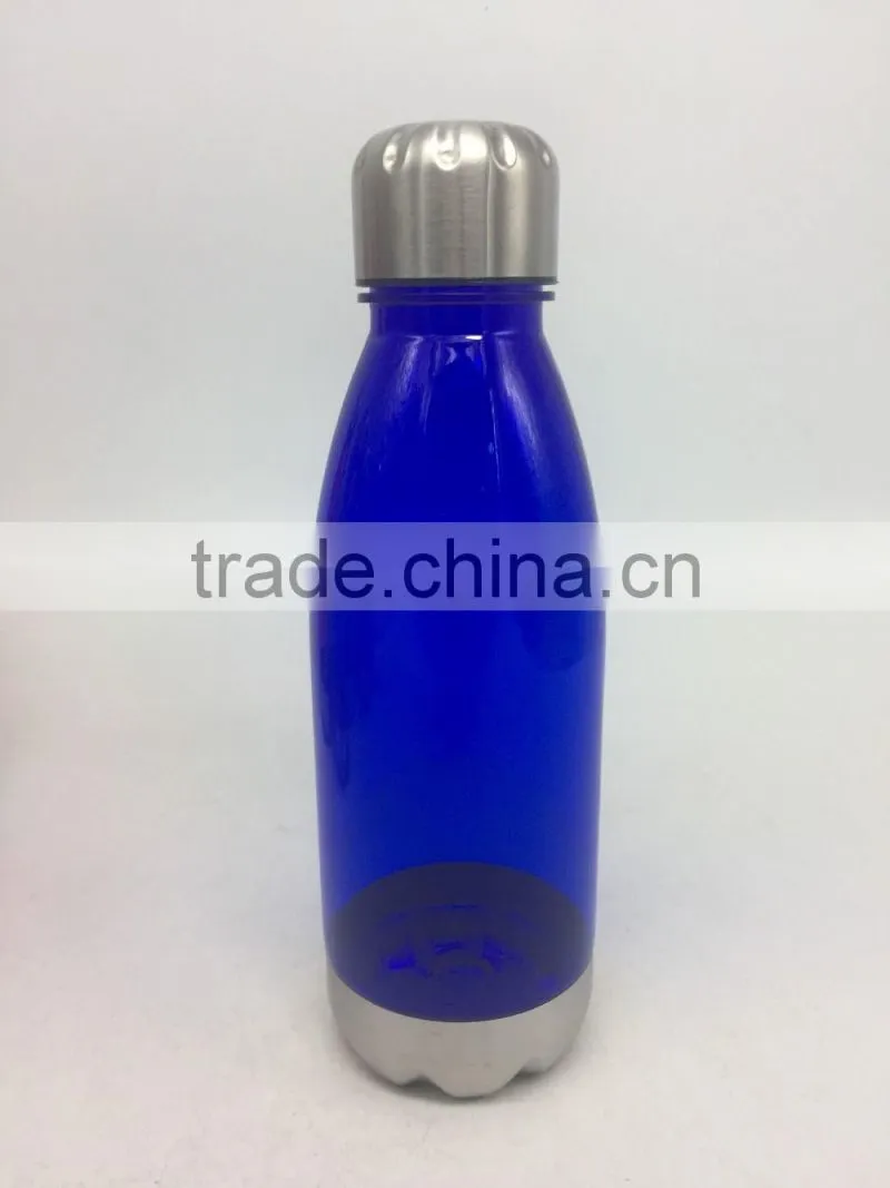 Clean transparent plastic water cola bottle 750ml