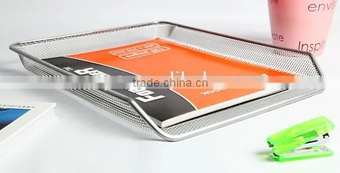 Zhejiang Cheap Fancy Style Metal Mesh Office Document Tray