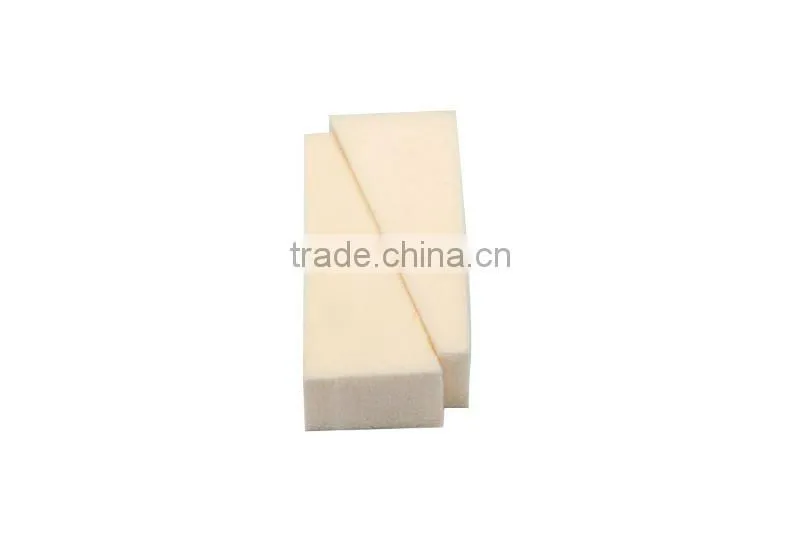 Triangular Loose Latex cosmetic sponge wedges, White