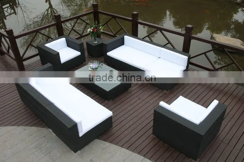 garden rattan sofa or outdoor sofa set or wicker sofa set
