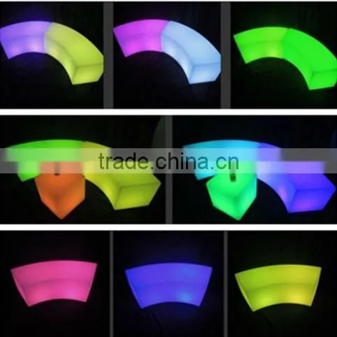 led garden bench/event decorated chairs/party tables and chairs