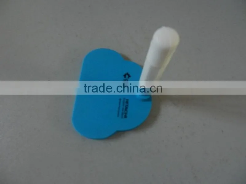 2015 hot sale square shape silicone rewritable memo pad