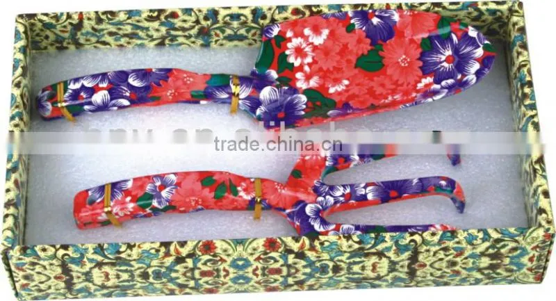 Hot sale lady mini size hand floral printed garden tool shovel