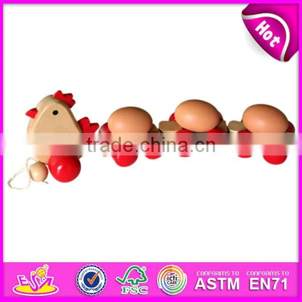 2015 New invention Kids Wooden toy blocks train set,Children 18PCS Wooden toy train,Educational Wooden toys Cargo Train W05C013