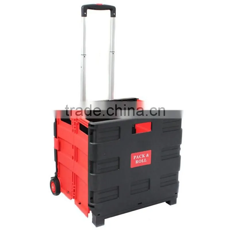 Pack and Roll Lightweight Folding Shopping and Utility Cart