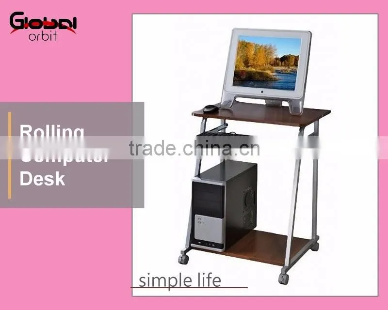 Glass desktop design study cum modern computer table
