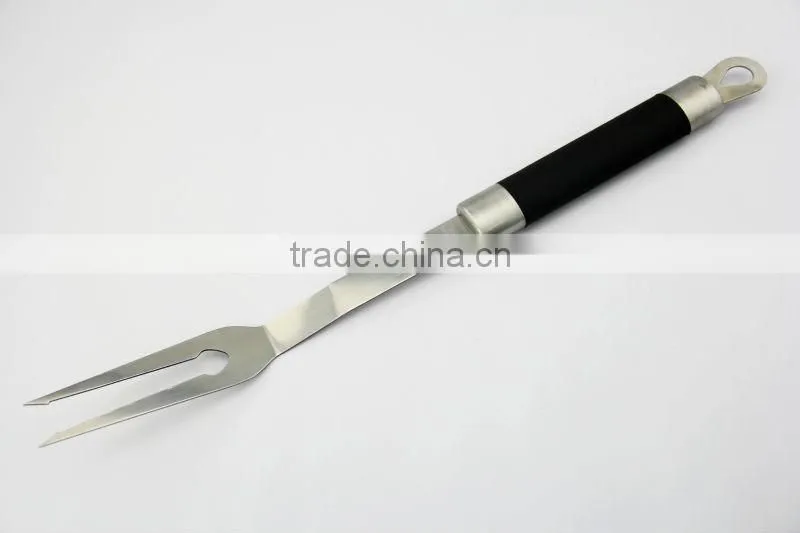 Outdoor living cooking ware Perfect nonslip TPR hand stainless steel 18inch grill accessories