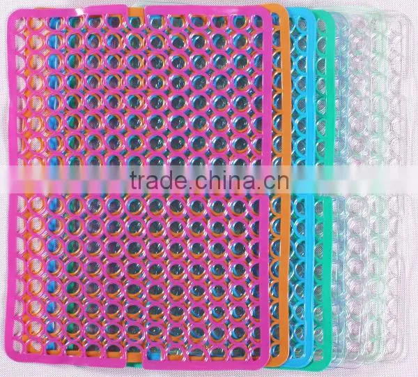 China factory clear non-slip plastic kitchen sink mat