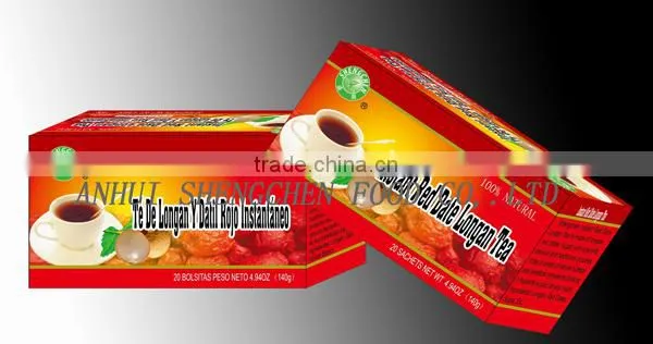 Decaffeinated sugar-free Instant Red Date Longan Tea