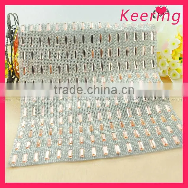 Hot sales crystal rhinestone mesh roll WRT-001
